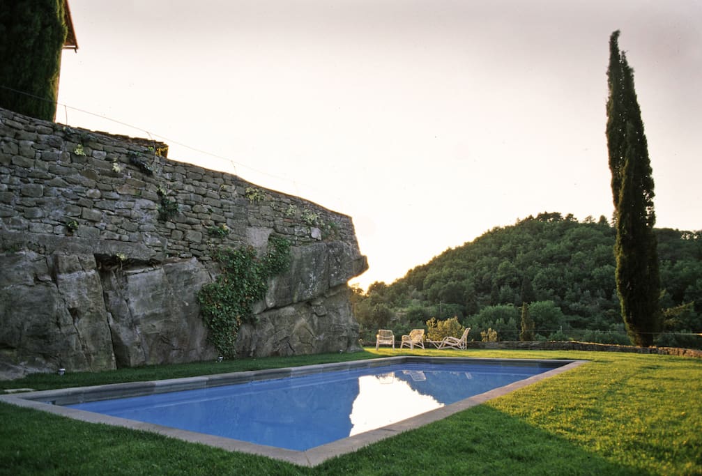 petra,with pool in chianti - 基安蒂格雷沃的别墅 出租, 托斯卡纳