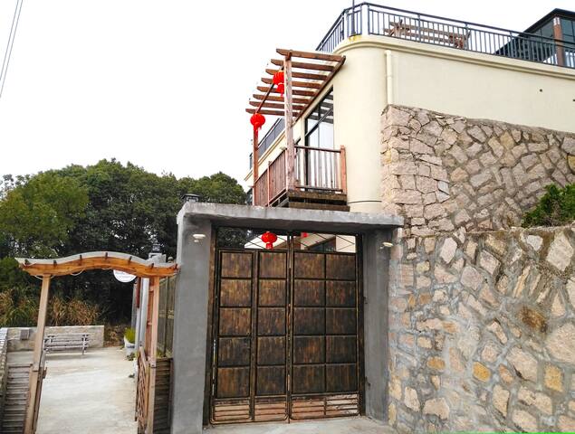 洞头大门岛面朝大海海景房窗前一望无际阳光充沛包栋整租浪吧民宿含