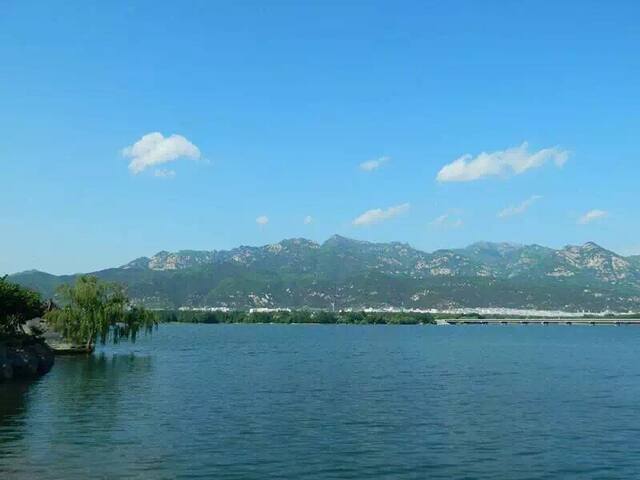 泰山脚下的泰山西湖,北靠泰山,南近高铁站,与湿地公园相邻,靠山靠水好