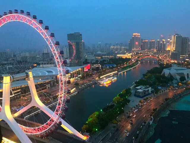 【eye】智能家居 可观全景天津之眼 海河无阻挡 小爱同学的家 近西站