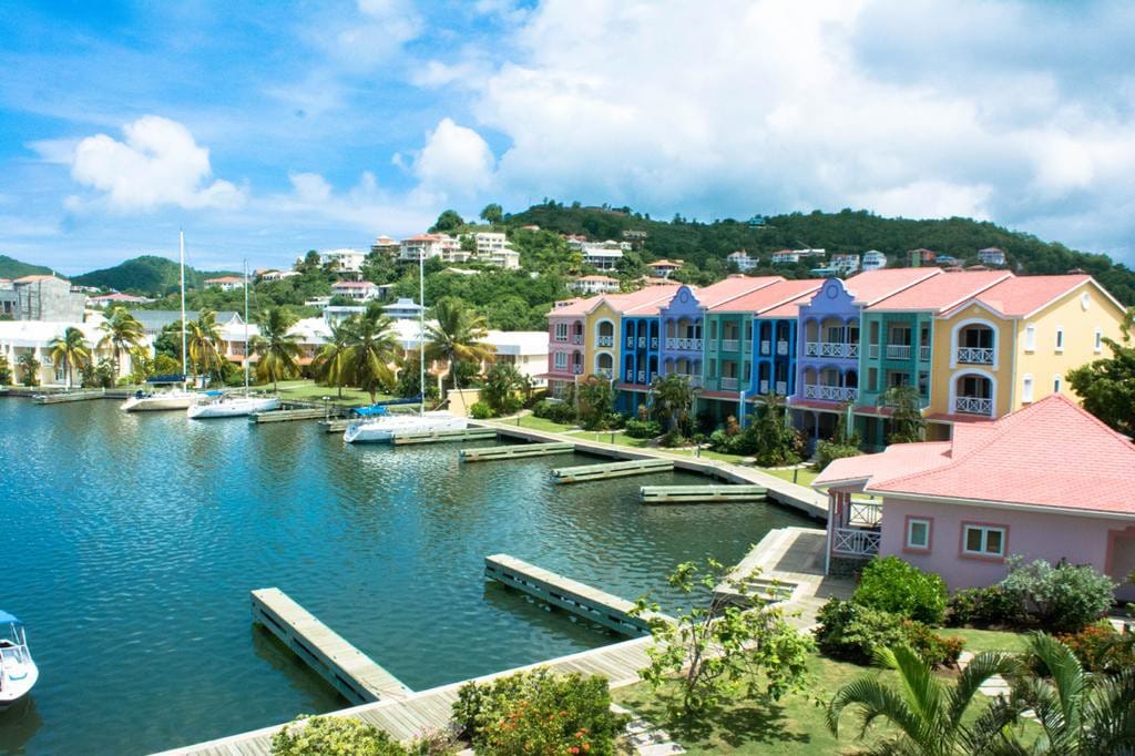 Luxury townhouse with marina view, Rodney Bay