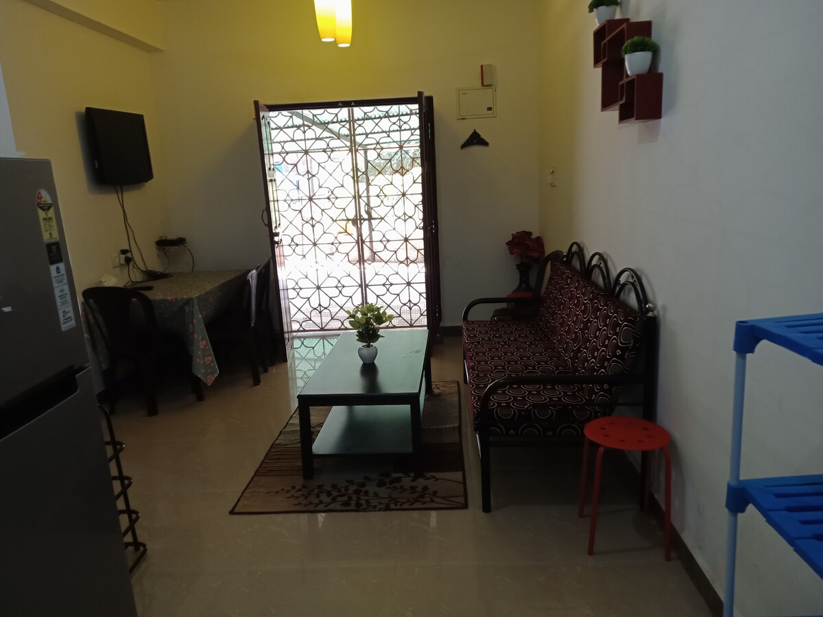 Furnished two bedroom Apt free two wheeler parking