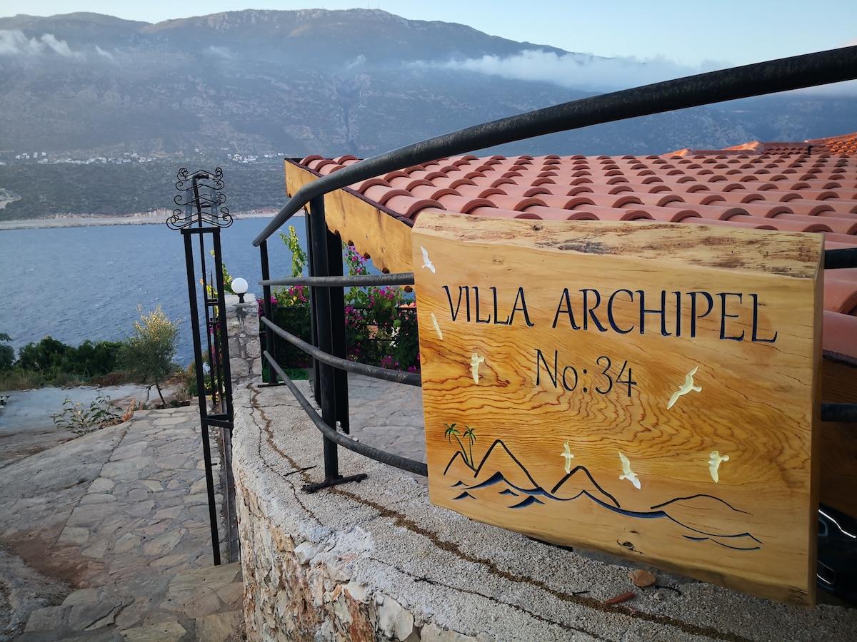 Villa Archipel Kas Peninsula 4bdr 5bth pvt泳池