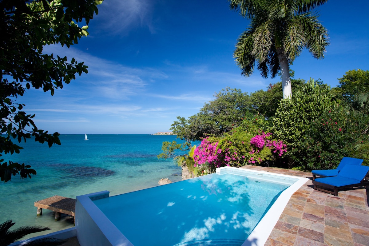 Award-winning villa with private beach and pool