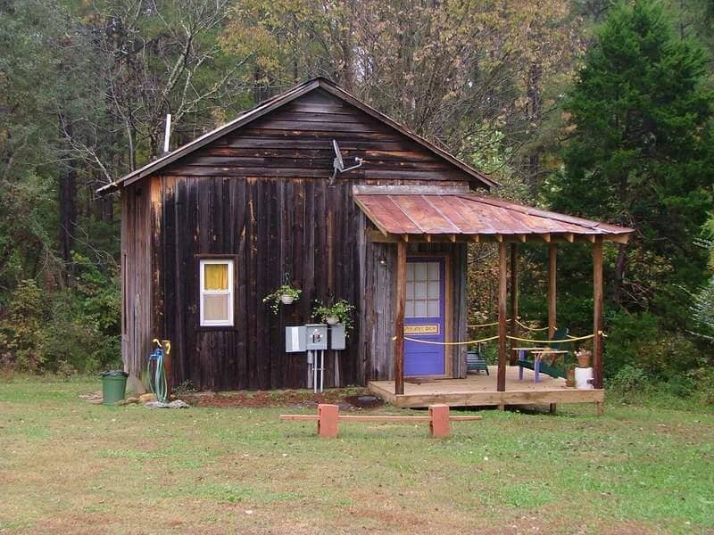 Pirates den at Tobacco Farm Camp by Kerr Lake