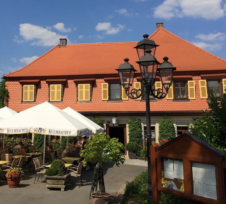 Landgasthof Karolinenhöhe (Lichtenfels), Doppelzimmer mit riesiger Dusche mit Glasschiebetür