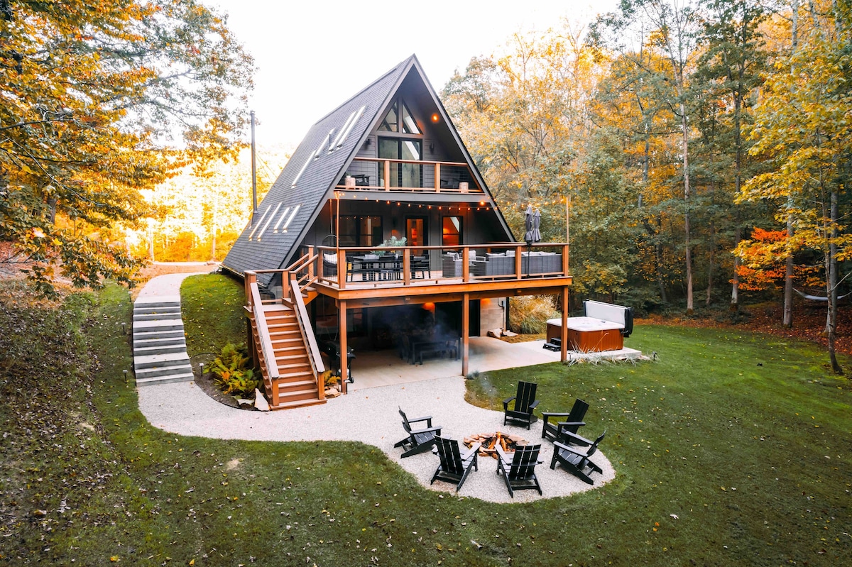 Wildewood A-Frame: a secluded woodland retreat
