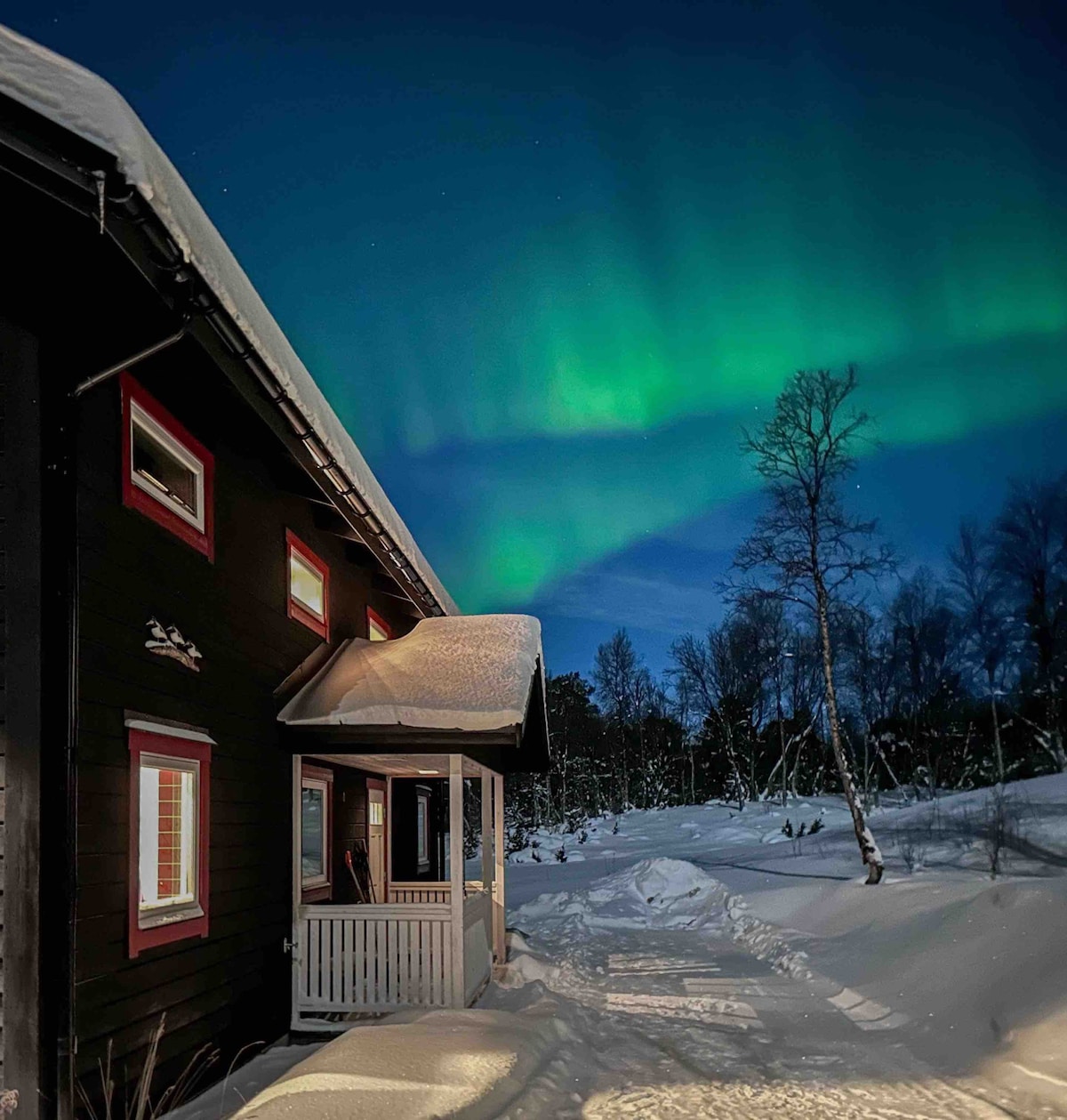 Bekvämt och rymligt fjällhus med bländande utsikt.