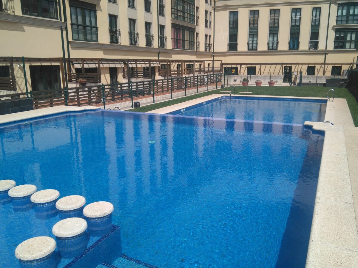 APARTAMENTO PLAYA FOZ CON PISCINA