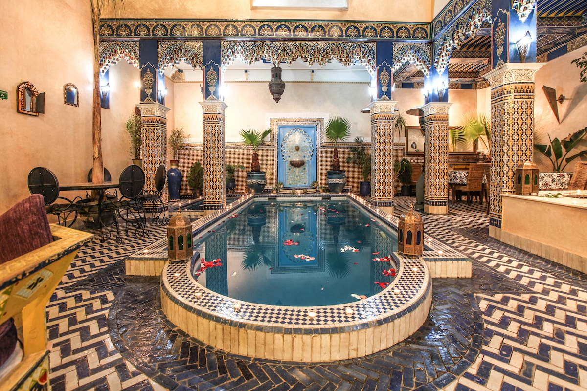 Marrakech Luxury Blue Room Riad Riad Marrakech Medina