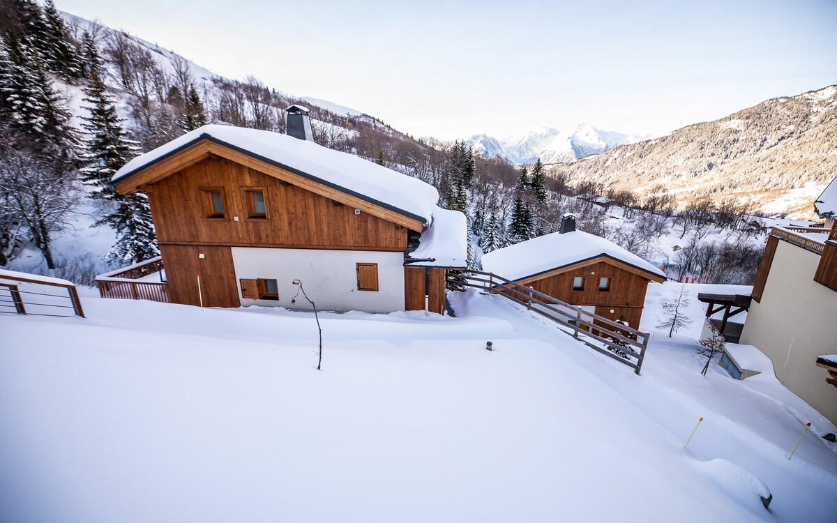 Chalet for 10 personnes with 3 bathrooms