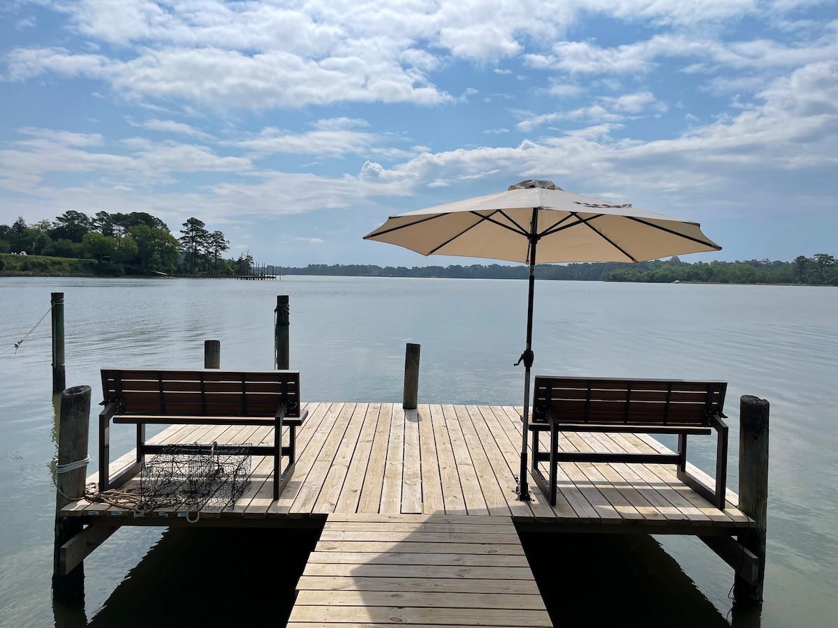 Stay Waterfront-Private Dock Belle Haven Bungalow