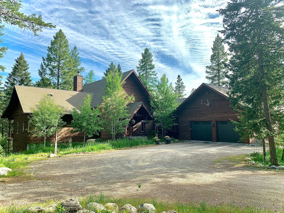 Montana Forest Lodge Near Glacier Park on 10+acres
