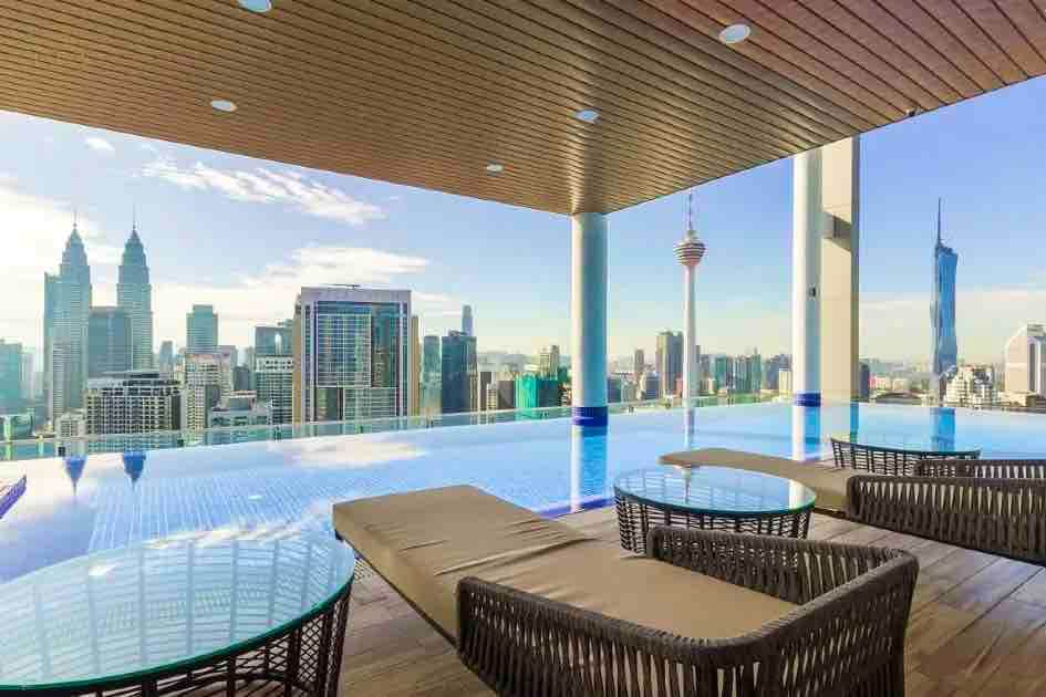 Cozy Apartment & infinity pool with- KLCC view