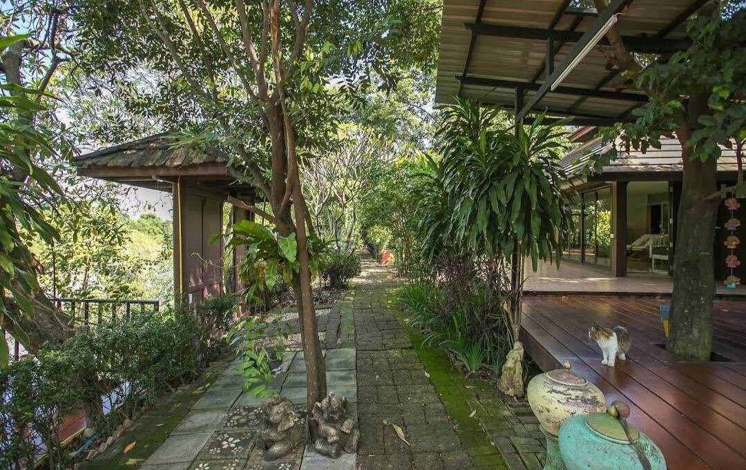 Ayutthaya河滨和花园私人住宅 🌳🌜