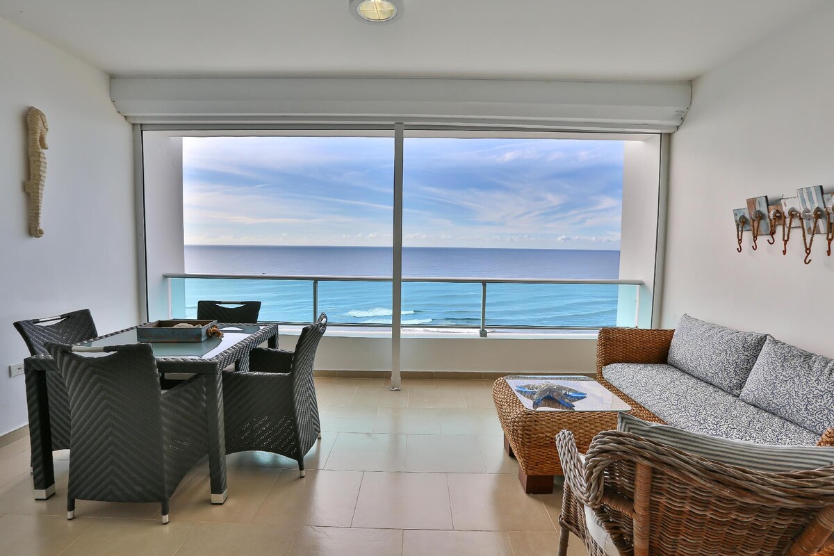 11th Fl AmazingView Beachfront, 2Balconies