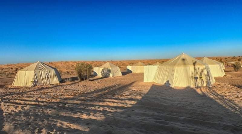 沙漠中的Guerba营地