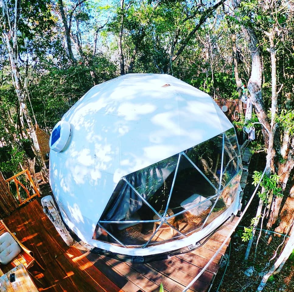 步行即可抵达天然井（ Jungle Eco Treehouse ）