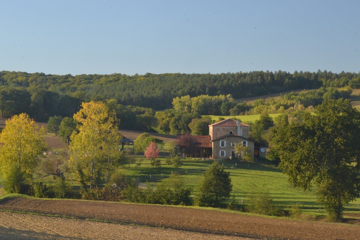 Tranquil gite where the Knights Templar lived