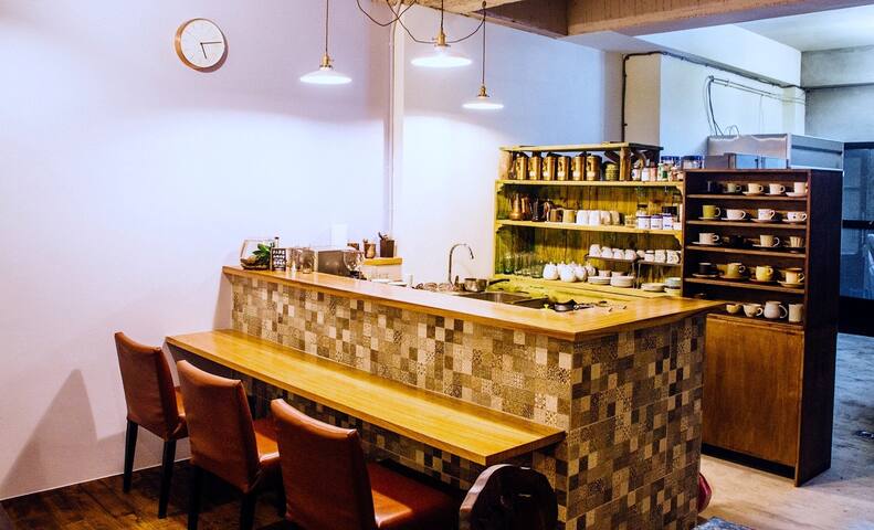 早餐用餐区吧台