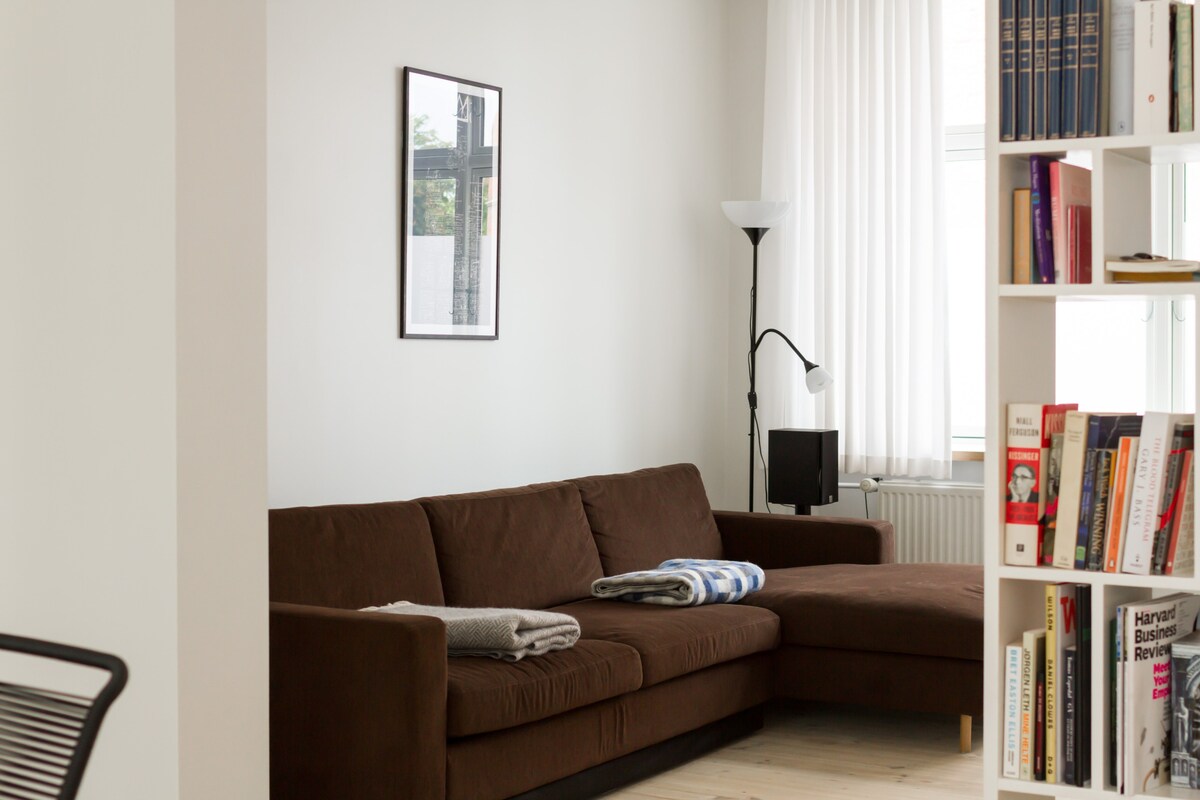宽敞、干净的公寓，位于Christianshavn