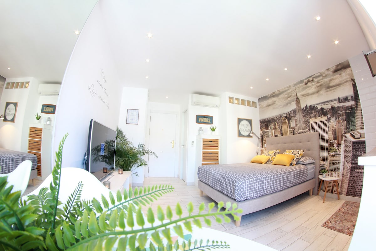 贝纳尔马德纳🌴⭐️ 🔝全新北欧风格和阳光单间公寓✨