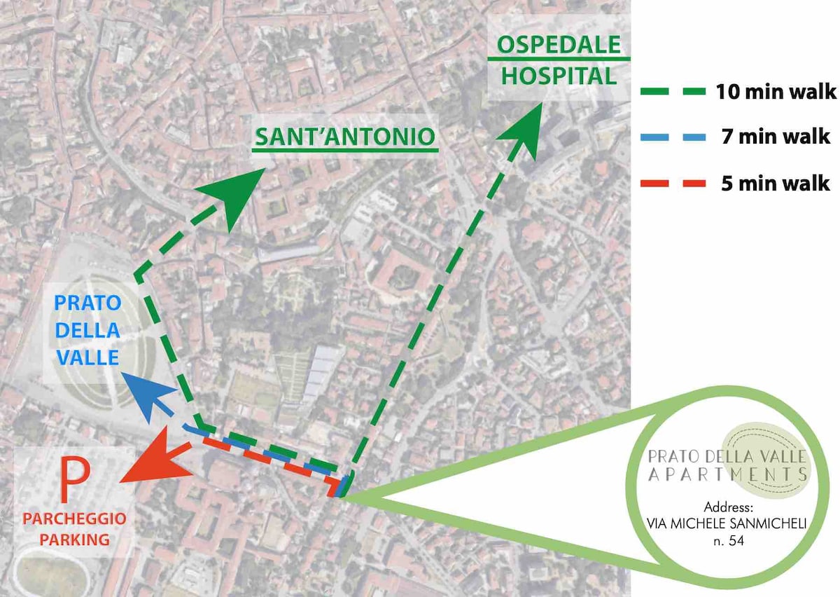 Prato della Valle公寓- 5号房