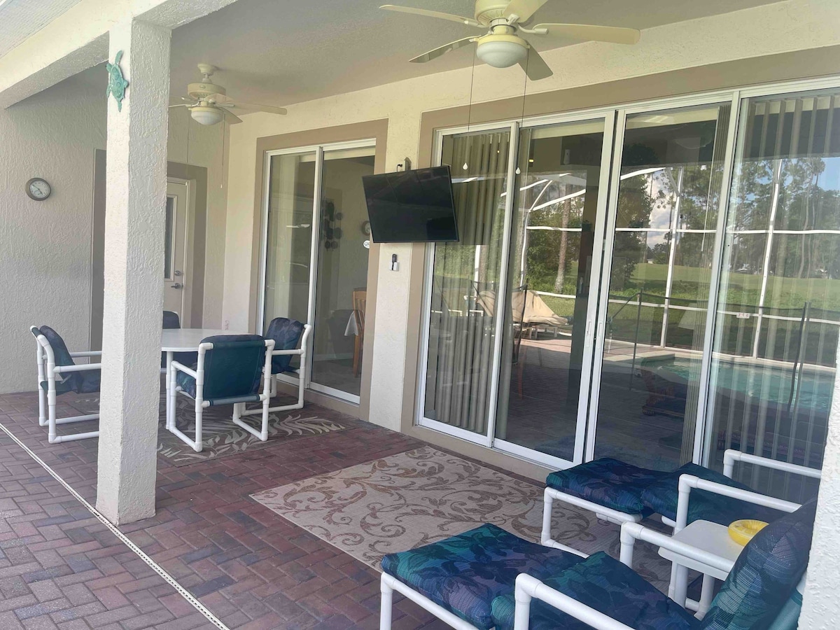 Spacious Pool Golf Course View 4BR&3BT 15’toDisney