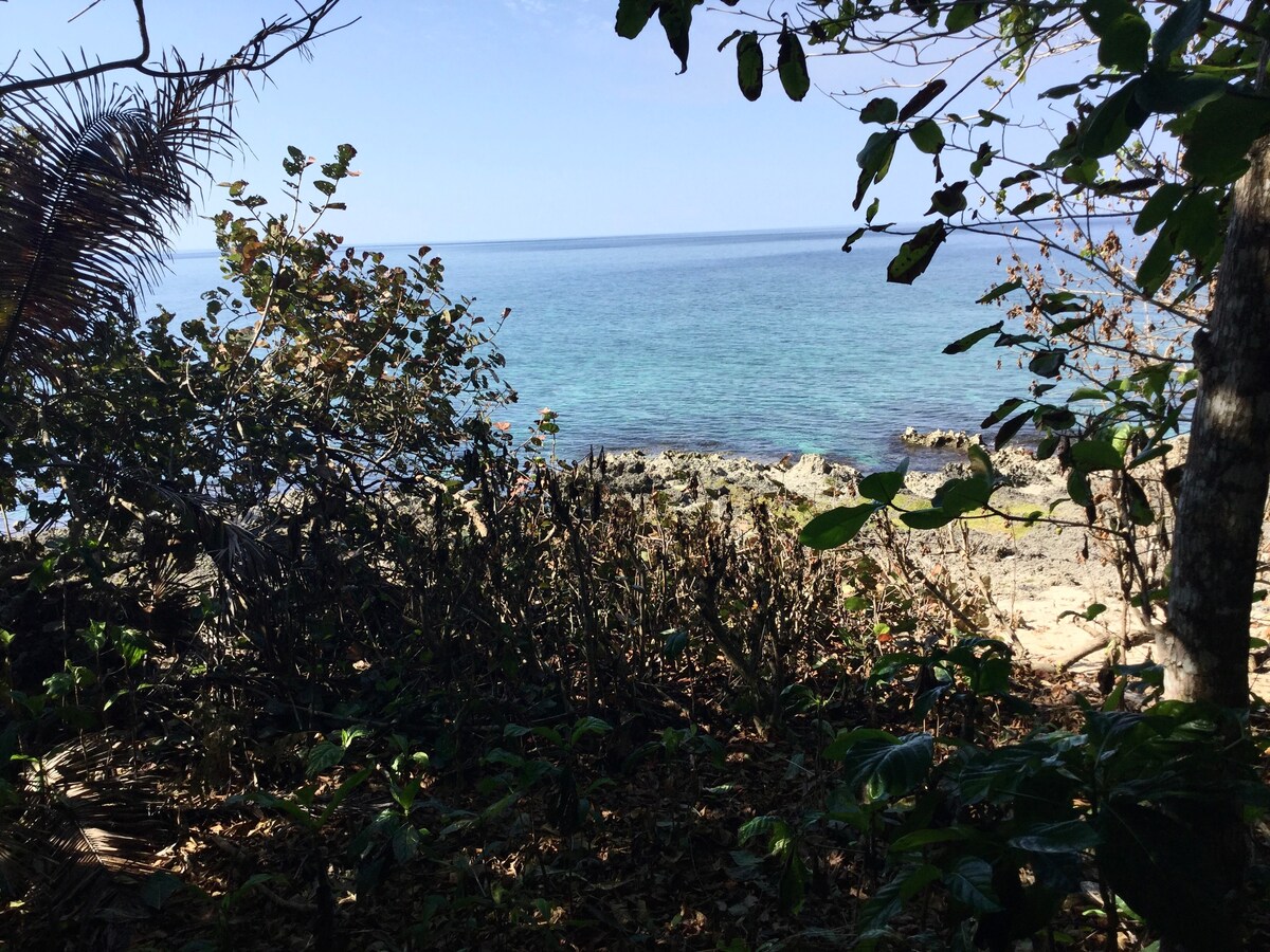 海上黄鸟小屋，位于半月海滩