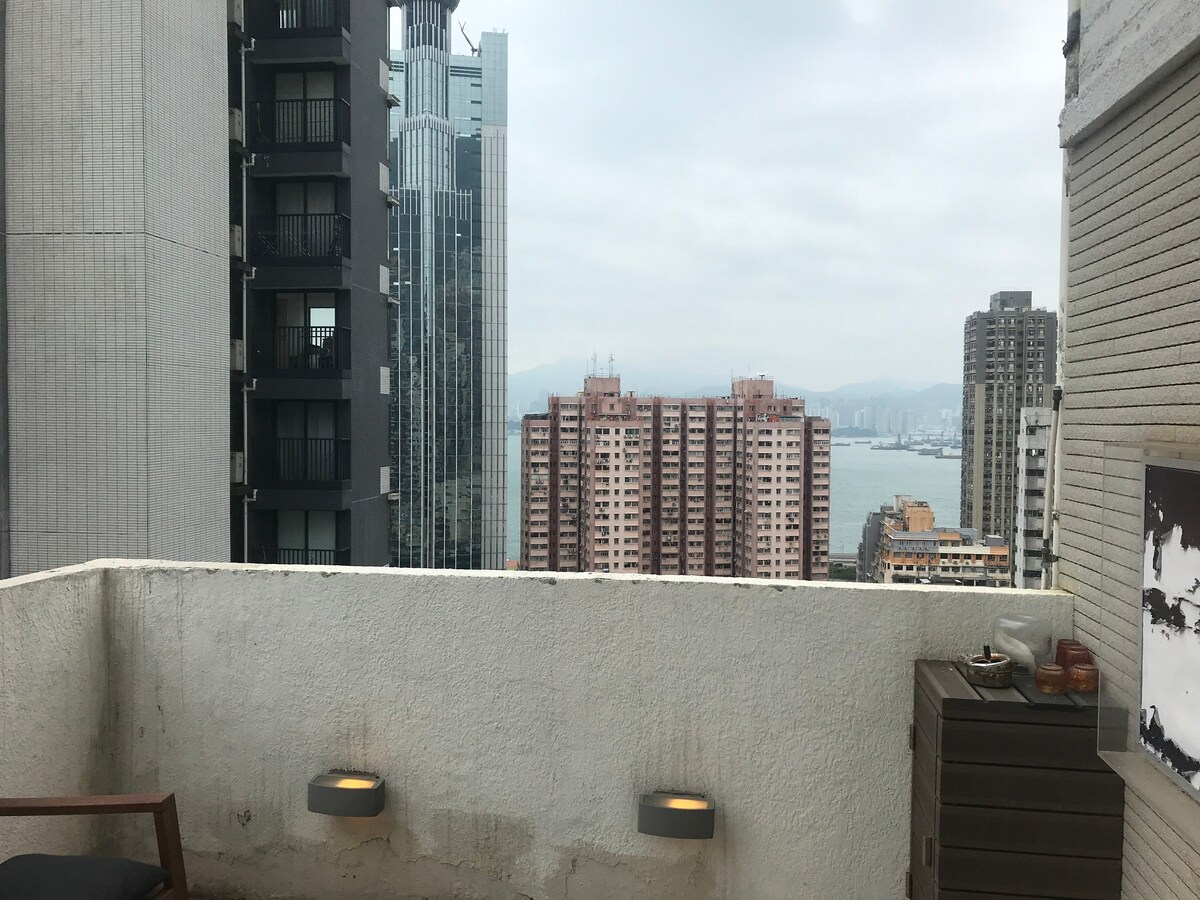 带露台的单间公寓Sai Ying Pun Hong Kong Islan