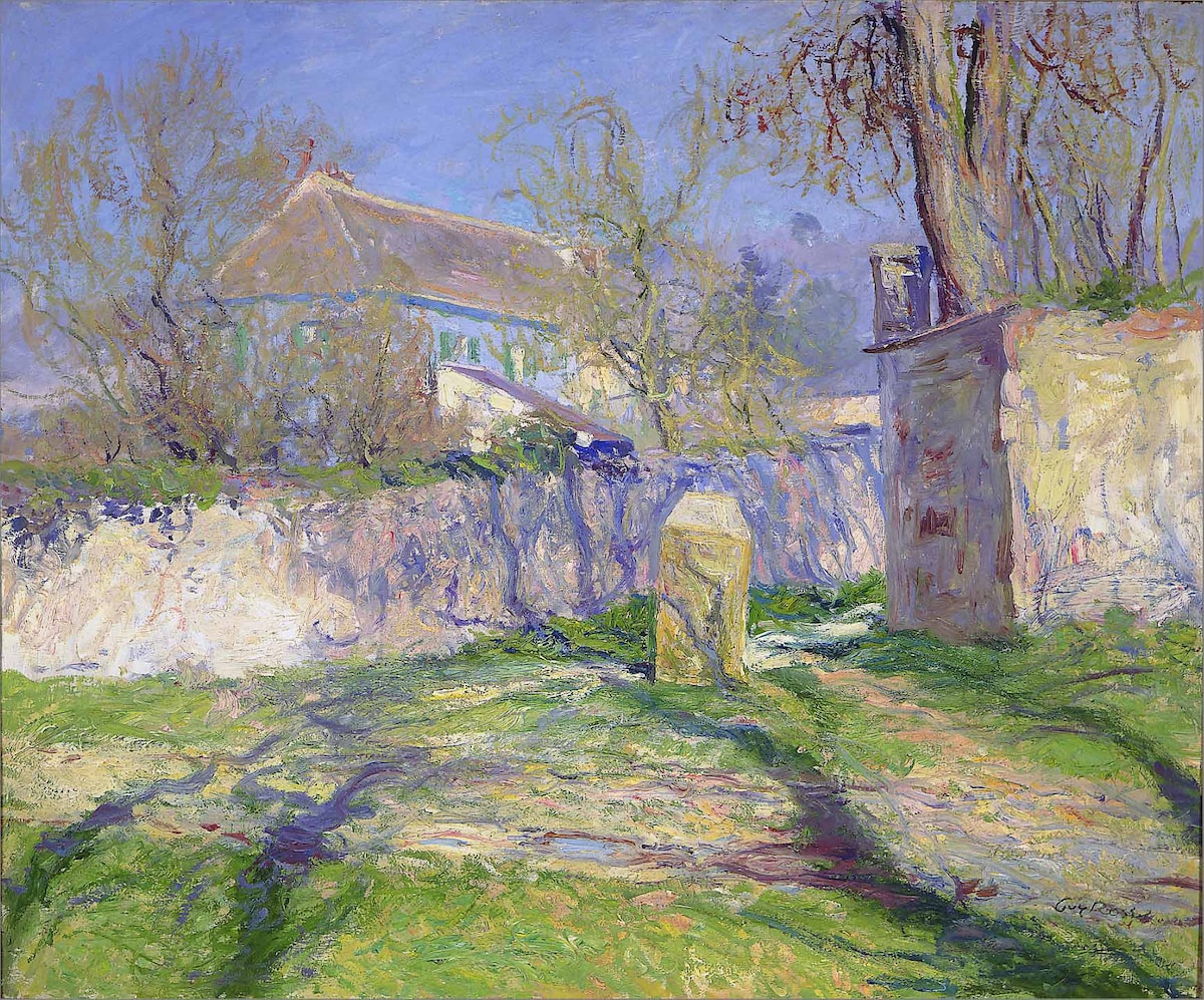 Claude Monet 's Blue House in Giverny