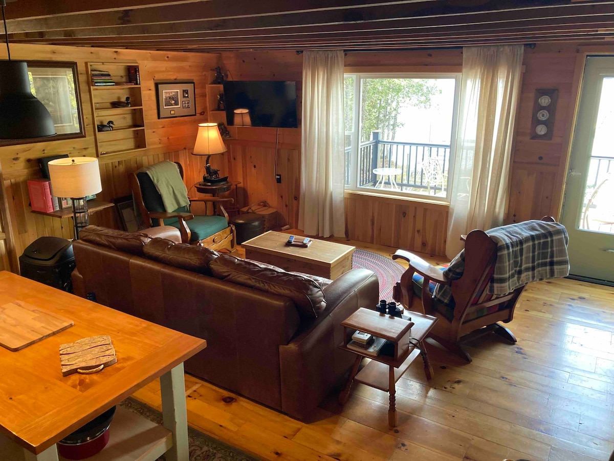 Enjoy and Relax Waterfront Ripley ME Cabin.