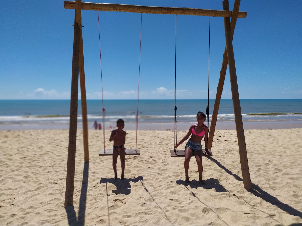 Bungalow Pé na isia-Praia de Guaratiba/Prado-Bahia