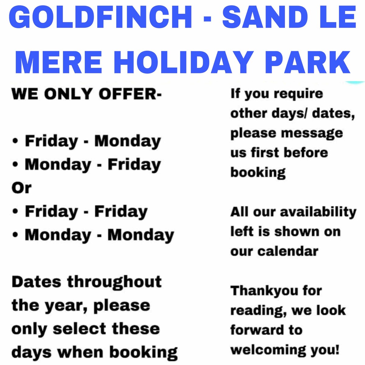Goldflinch - Sand Le Mere 3床