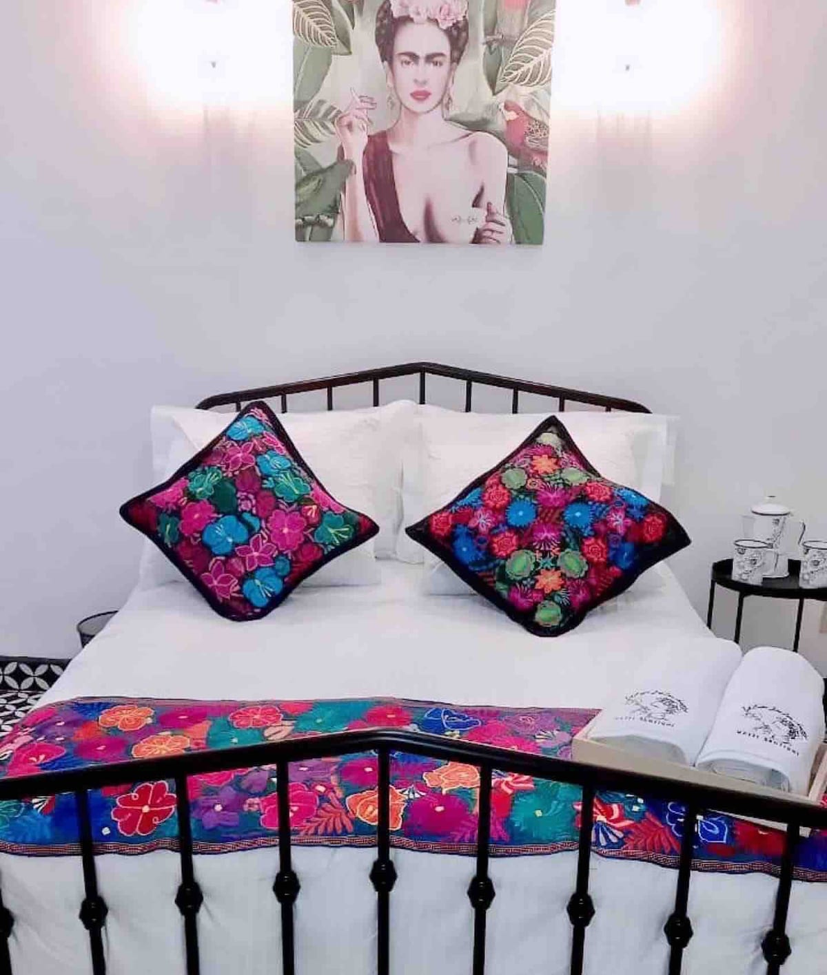 Frida's Blue Master Bedroom Downtown