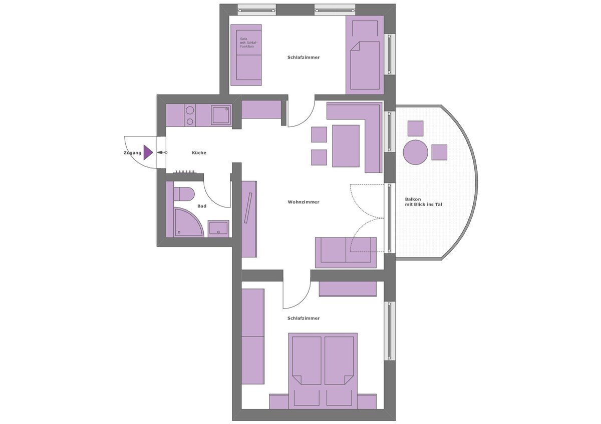 Haus Himmelreich - Ferienwohnung TRAUMZEIT