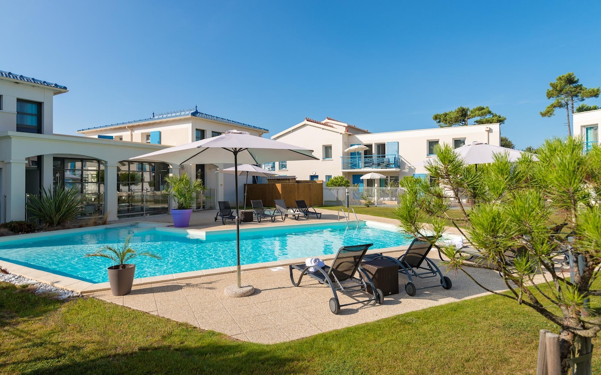 Appartement cosy+piscine chauffée