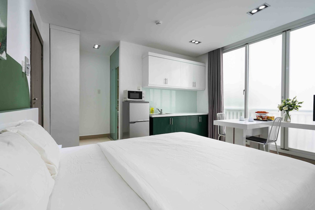 Green Studio 1 bed-District 3-High class-SG center