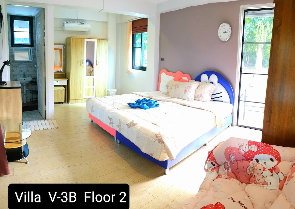 V3A + B +厨房2张床CrystalBaySilverBeach
顶层
公寓