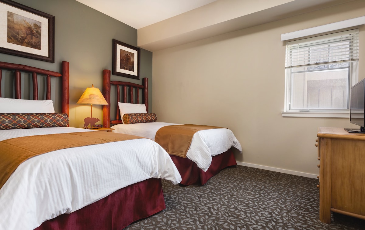 Worldmark第二间卧室配备2张单人床或1张标准双人床