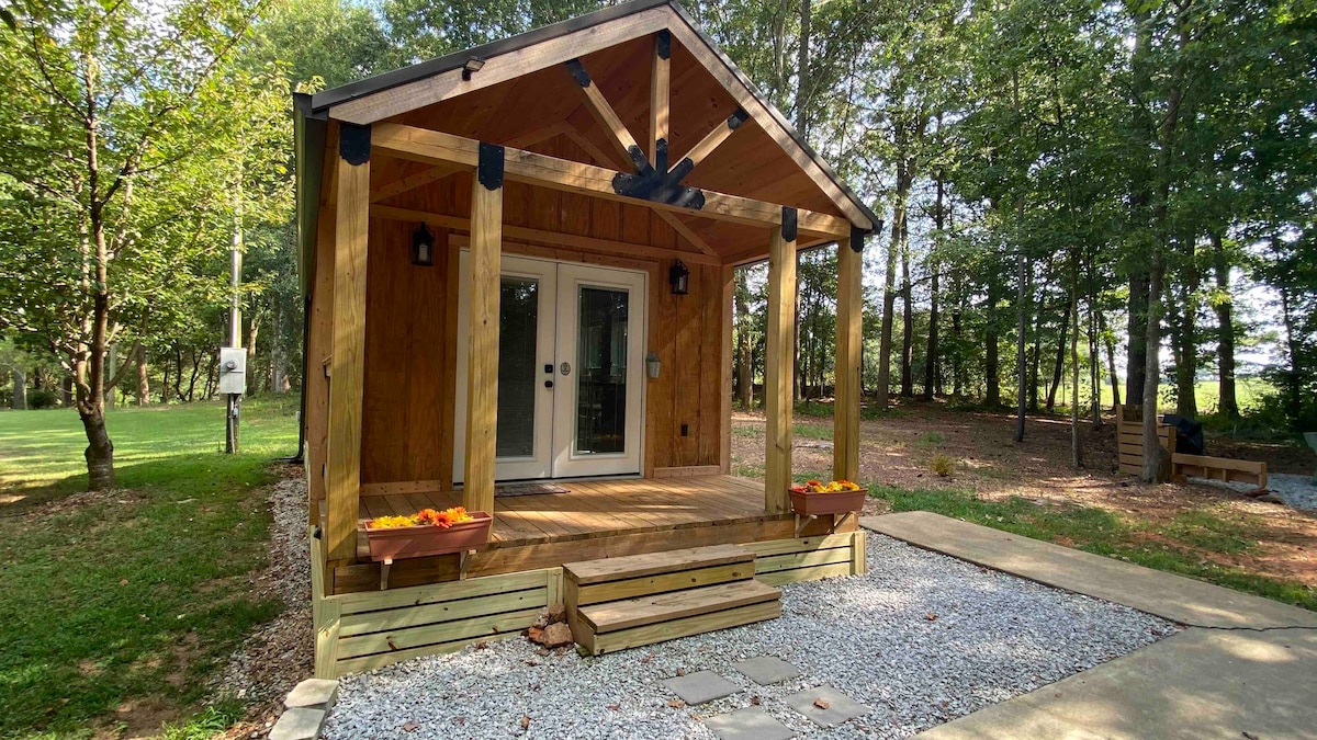 Cozy country cabin.