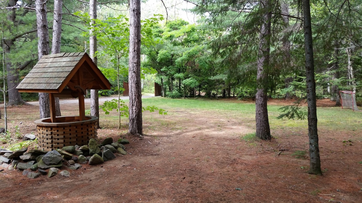 安大略省巴里湾（ Barry 's Bay ）湖滨白松小屋（ Lakefront White Pine Cottage ）