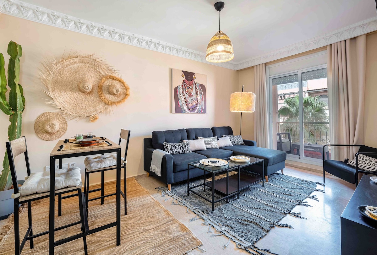 Cozy appartement in the center of Marrakech-Gueliz