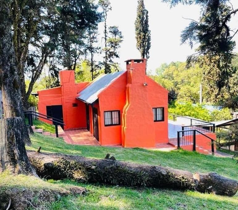 橙色房子