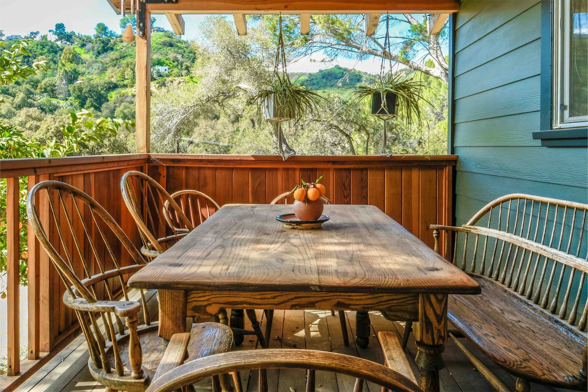 Chime House☀️ Topanga Bungalow Under the Oaks