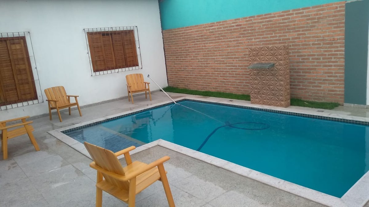 casa c/ piscina ar condicionado- prado