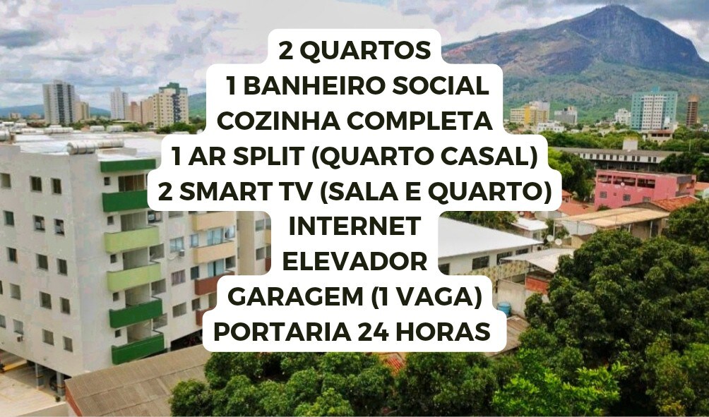 Flat de 2 Quartos, perto do GV Shopping - TH 4101E