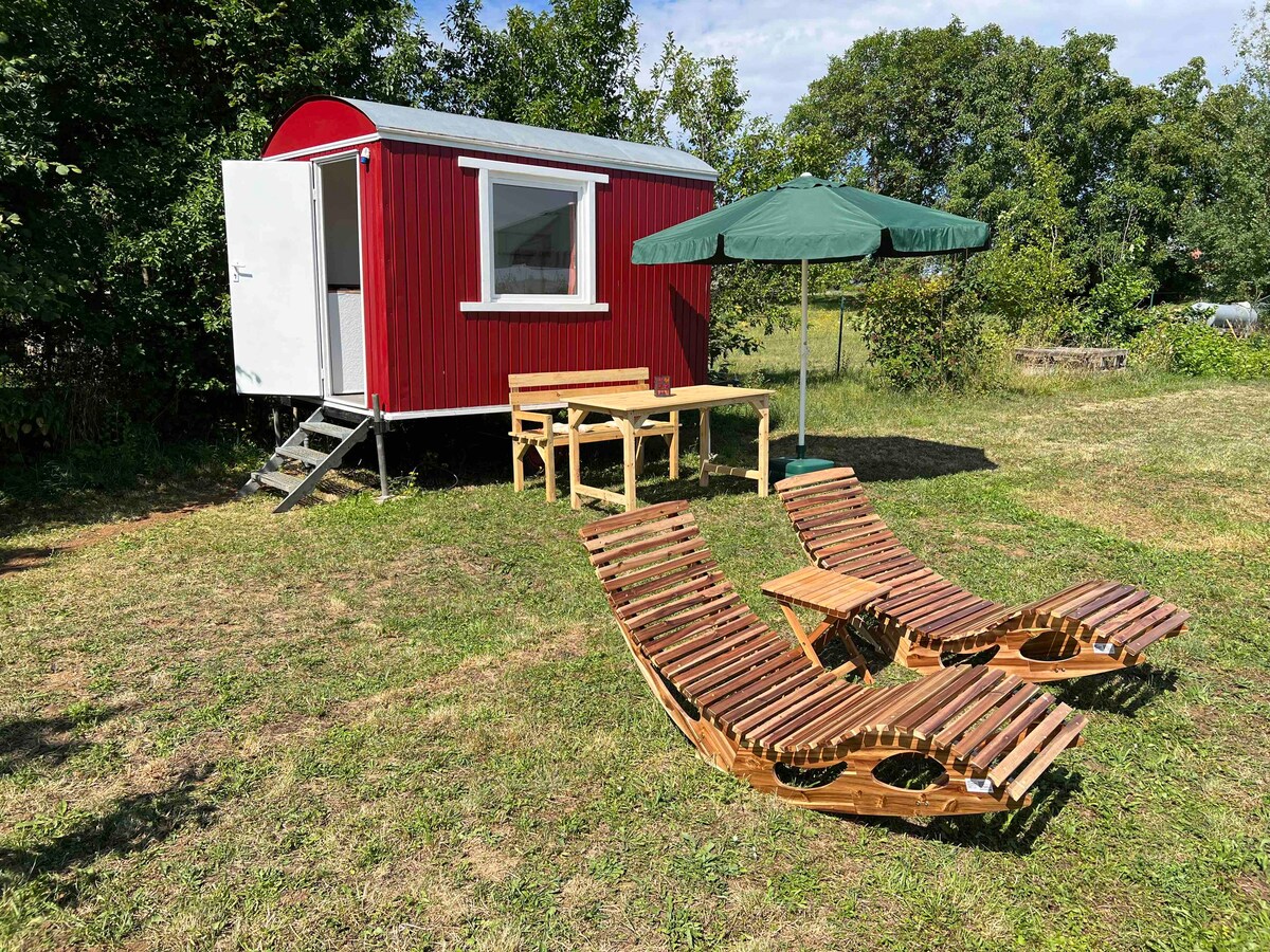 Bauernhof-Glamping mit Alpakas und Ziegen