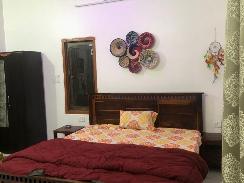 Cheerful Bedroom in Lucknow with personal kitchen