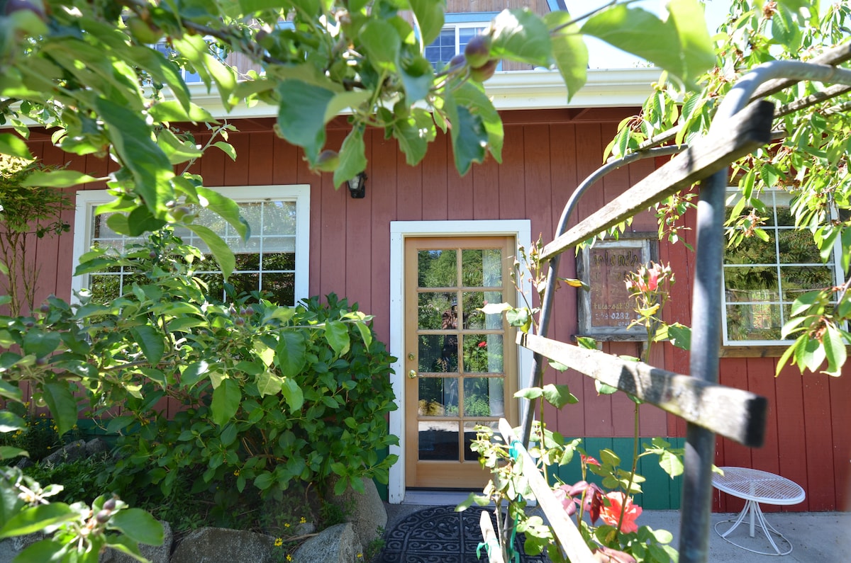 The Secret Garden at Once In A Blue Moon Farm